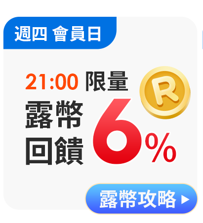 露幣攻略回饋6%